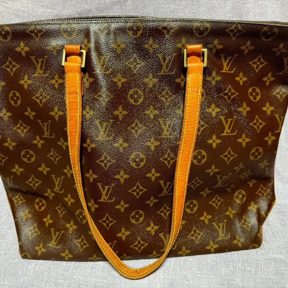 LOUIS VUITTON CABAS MEZZO HAND TOTE BAG PURSE MONOGRAM